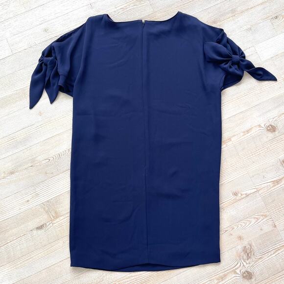 Vince Camuto Tie‎ Sleeve Shift Dress | Navy Size 2 - Picture 6 of 8
